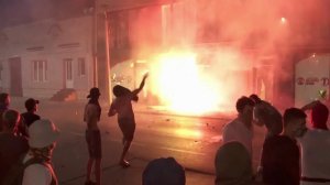 В Белграде задержаны несколько десятков участников акции протеста