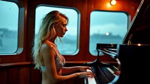 Rock Waves & Deep Vibes ｜ Seaside Echoes - Moxier Max AI Music Video