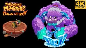 Ледник - Все Песни и Анимации Монстра (My Singing Monsters: Dawn Of Fire)