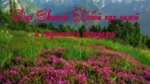 Дух Святой Тобой как силой я стремился обладать
