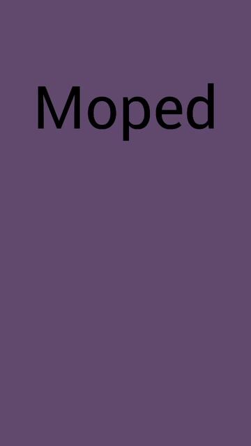 Как ты прочитаешь слово Moped?