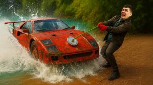 Нашли ЗАТОНУВШУЮ ФЕРРАРИ во время магнитной рыбалки!