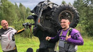 Утопили друга в болоте. Шикарно прокатились на квадроциклах