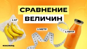 Сравнение величин | Математика, 1 класс
