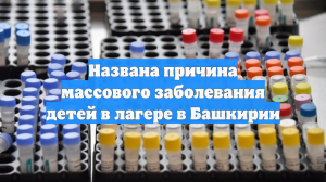 Названа причина массового заболевания детей в лагере в Башкирии