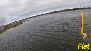 Кайтбординг на белом море.