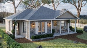 🏡 110 м² Идеального Уюта! Каменный Коттедж с Камином на Веранде