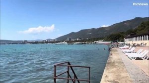 ГЕЛЕНДЖИК пляж Солнечная сегодня 18 августа 2025. Море и погода в Геленджике сейчас. Обстановка