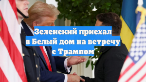 Зеленский приехал в Белый дом на встречу с Трампом
