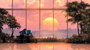 SUNSET Studying Work Lo-FI | T-ambient | A-tmosphere | Synthwave : Retrowave : Dreamwave