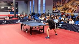 легенда настольного тенниса в финале любительского турнира. С.Андрианов - Яковлев (Уфа).mp4