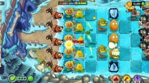 Растения против зомби 2. Замороженные пещеры. День 13.