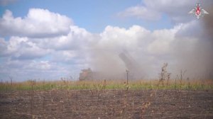 Боевая работа РСЗО «Ураган»