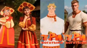 Герои «Три богатыря» в реальной жизни
