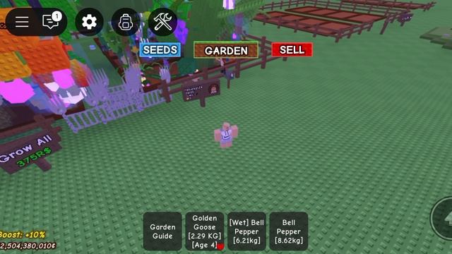 играем в вырасти сад в роблокс смотреть онлайн