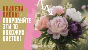 Надоели пионы -Попробуйте эти 10 похожих цветов!💐