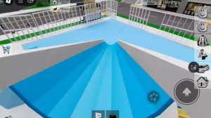 мы с моей подругой в roblox строим аквапарк ⛱️