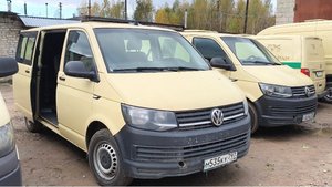 фольксваген транспортер т6 переоборудование в грузо пассажир инкассатора для банка МКБ