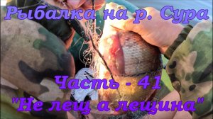 Рыбалка на р. Сура. Часть - 41. "Не лещ а лещина".