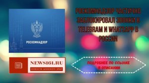Роскомнадзор частично заблокировал звонки в Telegram и WhatsApp в России