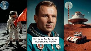Что, если бы Гагарин первым полетел на Луну