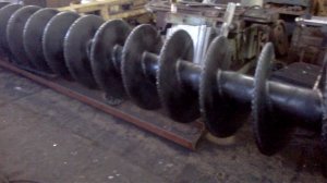 Шнек вставка для бурения