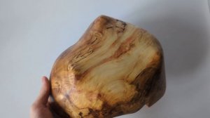 Деревянная ваза из массива клёна