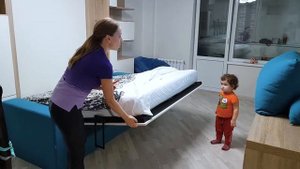 Отзыв клиента: как семье комфортно разместиться в комнате 18 кв.м