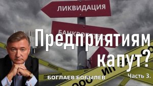 Боглаев/Бобылев: Смертность бизнеса превышает рождаемость.