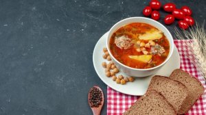 Суп из свинины с овощами