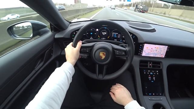 Porsche Taycan 2023 POV Test Drive