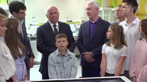 Сергей Чемезов и Сергей Собянин осмотрели новое здание московской школы № 58