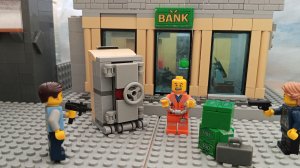 Лего мультфильм Ограбление банка (анимация stop motion)
