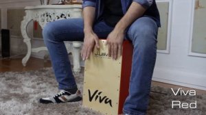 Кахон Leiva Viva Red