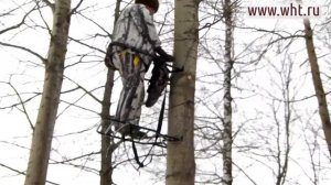 Подъем и спуск на тристенде для охоты - MobilSkySeat