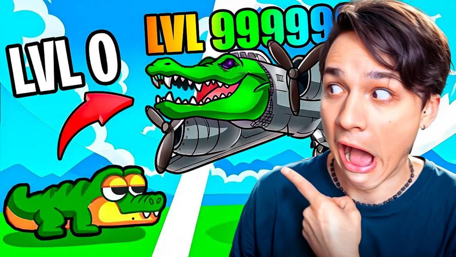 ПРОКАЧАЛ СВОЕГО БОМБАРДИРО КРОКОДИЛО ДО МАКСИМАЛЬНОГО УРОВНЯ В РОБЛОКСЕ! BRAINROT EVOLUTION ROBLOX! смотреть онлайн