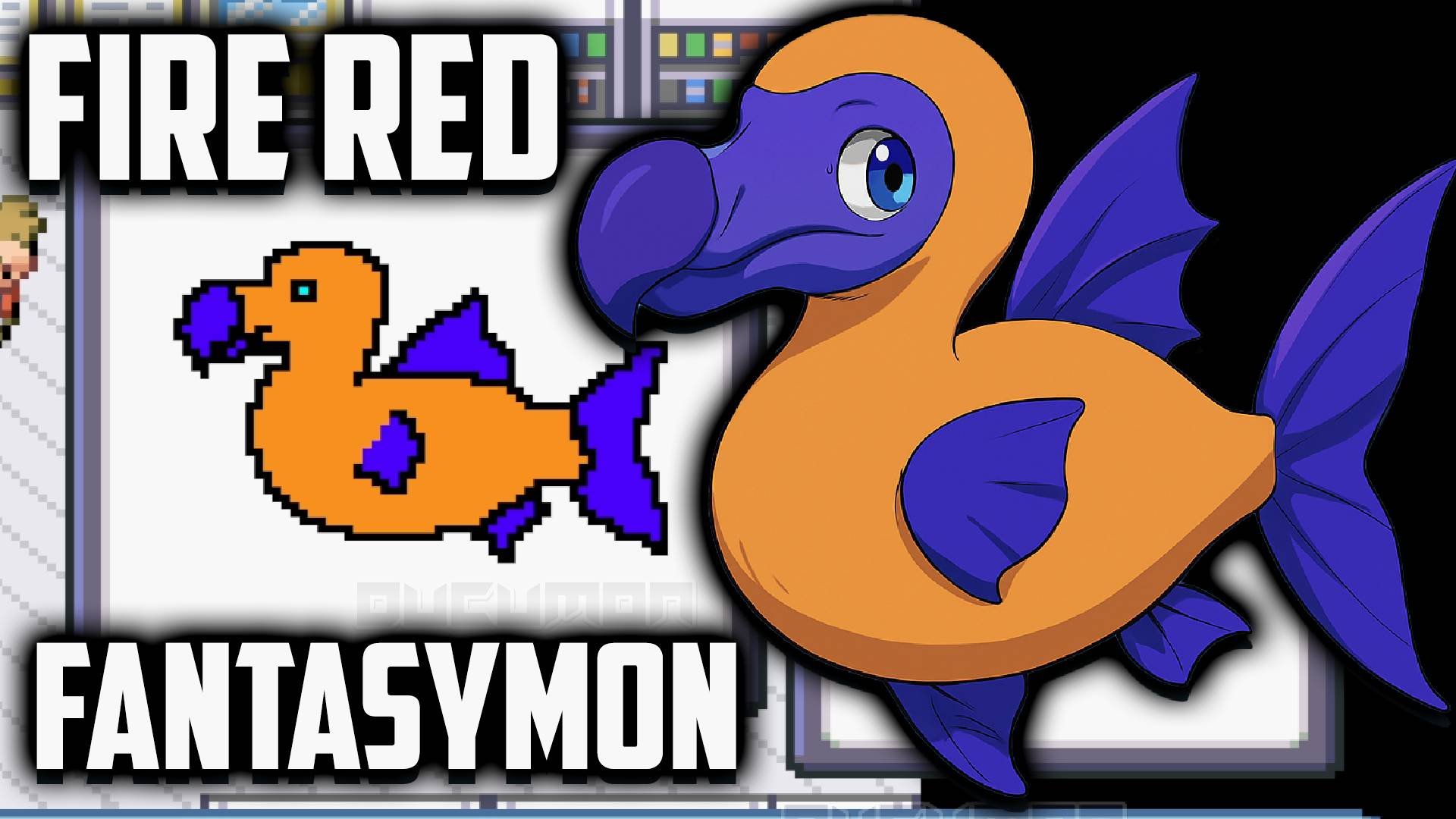 Fantasymon Fire Red 是一款 GBA ROM Hack 游戏，基于 Pokemon FireRed 制作，作者是一位无名小卒。阅读说明获取链接，前往 🤜了解更多！🤜了解更多