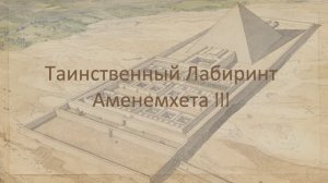 Таинственный Лабиринт Аменемхета III