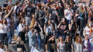 Livin' On A Prayer - Bon Jovi. Rocknmob Moscow #8, 270+ musicians