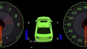 Набросок скина под штатную приборку Mitsubishi EvoX