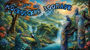 Журавль Стэнли, или Африканская красавка. Павлины. Фламинго. Авиарий. Московский зоопарк. Лето 2025