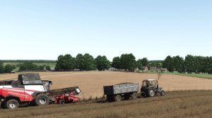 МТЗ-82, Ростсельмаш RSM161, Claas Mega 218, ГАЗ-3307 Уборка рапса FS25