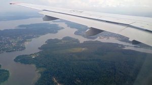 Посадка Супер Джета в Шереметьево. SSJ-100 Landing SVO, UUEE