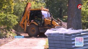 Ход благоустройства Осановской рощи в Вологде
