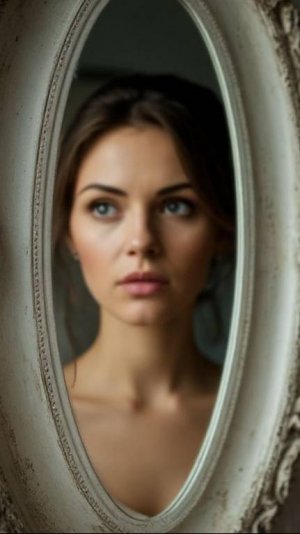 Смотрю я в зеркало любви опять