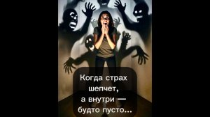 Когда страх шепчет, а внутри будто пусто…#страх #гипноз #асмр #asmr #маска