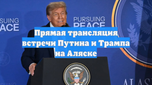 Прямая трансляция встречи Путина и Трампа на Аляске