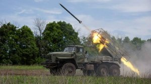 Расчет РСЗО «Град» уничтожил скопление живой силы ВСУ в Сумской области
