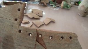 Вторично использованная амфора с раскопа на Калинина, 60