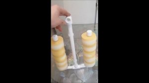 Делаю аэрлифт двойной ( с двумя губками) в аквариум